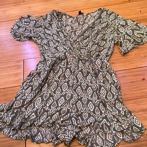 Flared Sleeve Romper